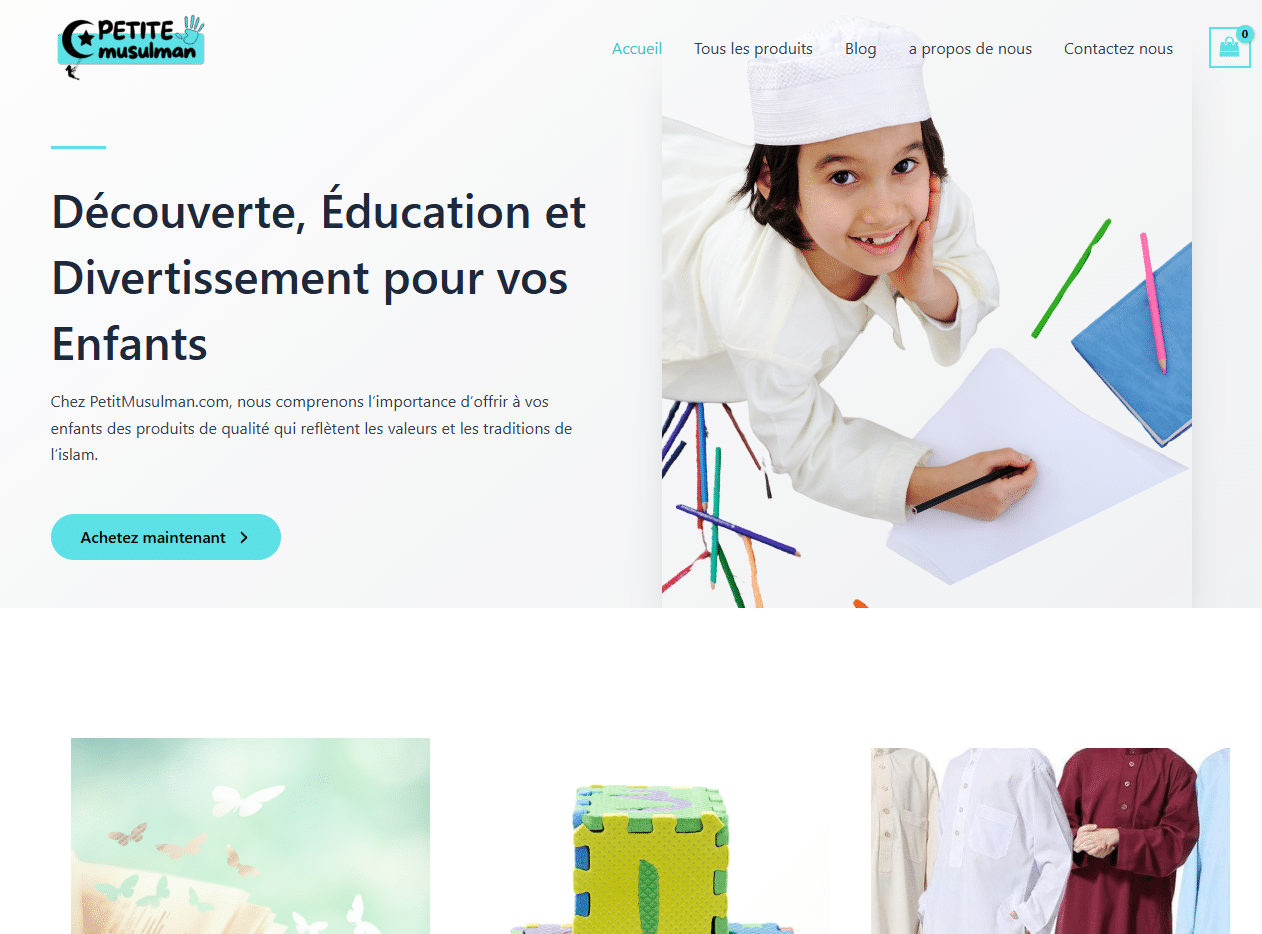 site pour enfant musulman